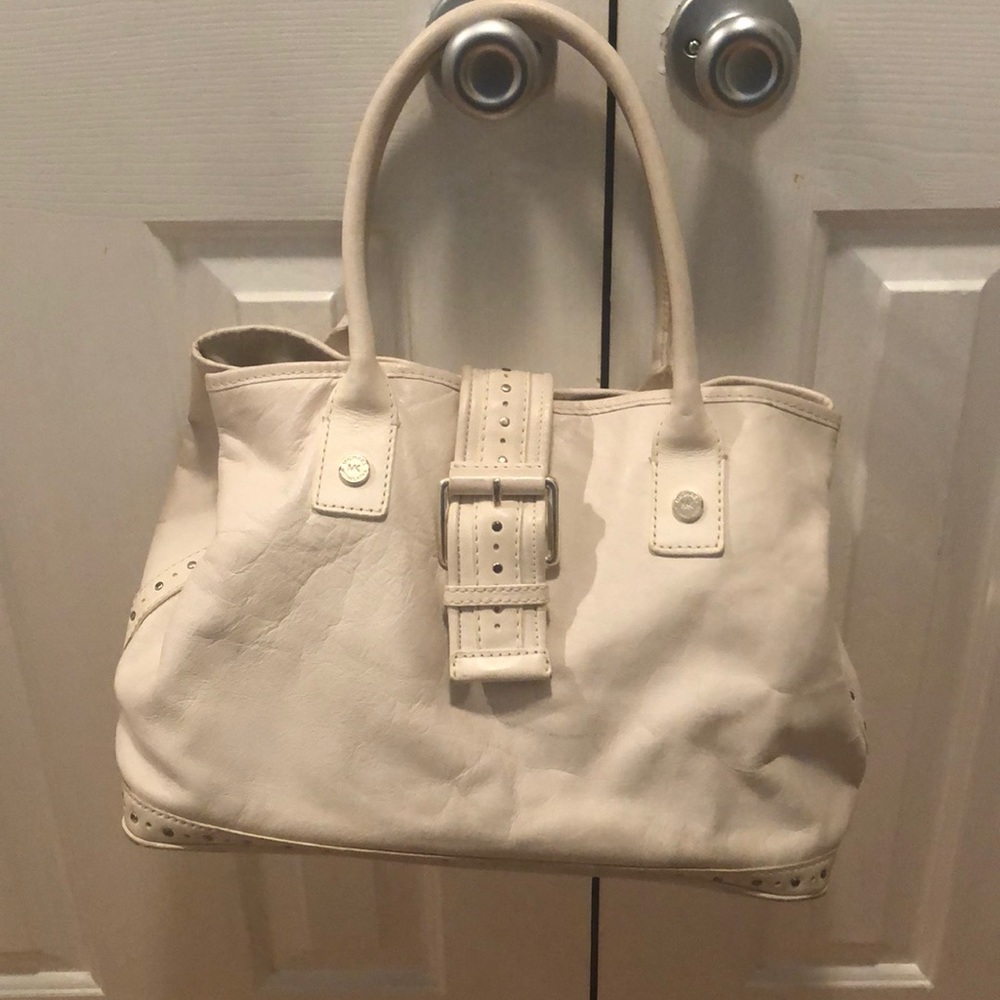 Michael Michael Kors white handbag